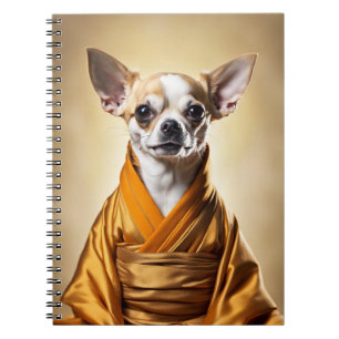 Caderno Espiral Chihuahua Budista