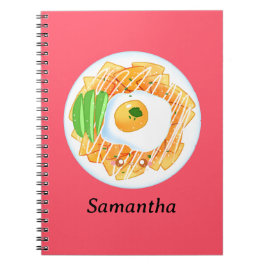 Caderno Espiral Chilaquiles Rojos
