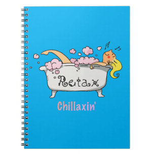 Caderno Espiral Chillaxin’ Notes – Temática Relaxamento