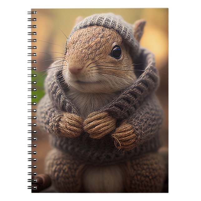 Caderno Espiral Chilly Squirrel (Frente)