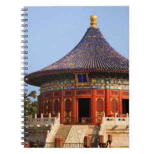 Caderno Espiral China, Pequim, Parque Tian Tan, Templo do Céu, 2