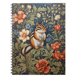 Caderno Espiral Chipmunk Bonito William Morris Inspirou Floral