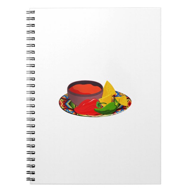 Caderno Espiral Chips and Salsa (Frente)