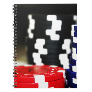 Caderno Espiral Chips Joando Casino Ganham Prêmio de Sorte de Jogo