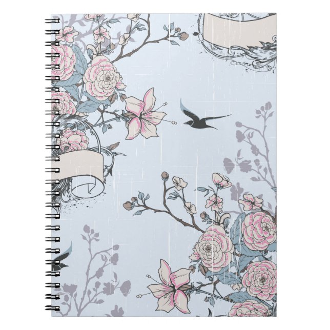 Caderno Espiral chique pastel (Frente)