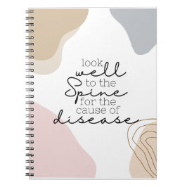 Caderno Espiral Chiropractic, Chiropractor, Foto para Notebook