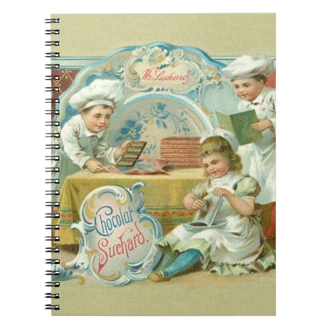 Caderno Espiral Chocolate Bakers Antigos (Frente)