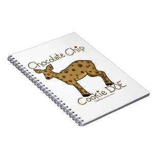 Caderno Espiral Chocolate Chip Cookie Doe