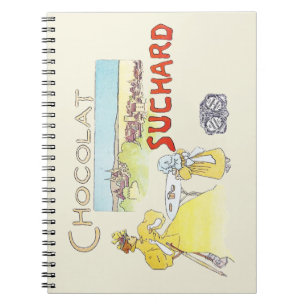 Caderno Espiral Chocolate francês - açúcar doce vitorioso