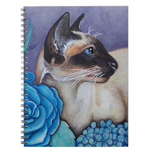 Caderno Espiral Chocolate Point Siamese Cat