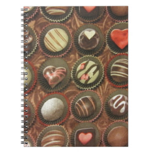 Caderno Espiral Chocolates & Truffles