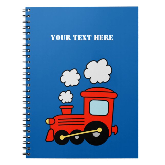 Caderno Espiral Choo para notebook do trem | crianças Material esc (Frente)