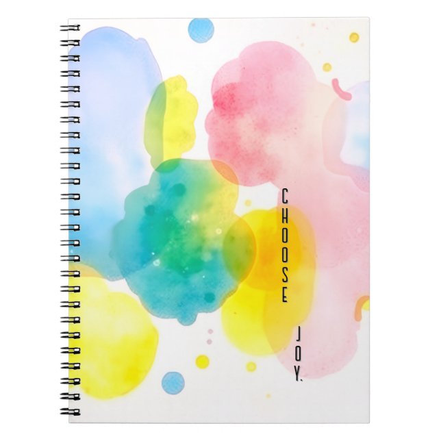 Caderno Espiral Choose Joy Notebook (Frente)