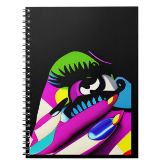 Caderno Espiral chorando por você psicodélico