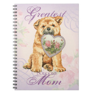 Caderno Espiral Chow Heart Mãe