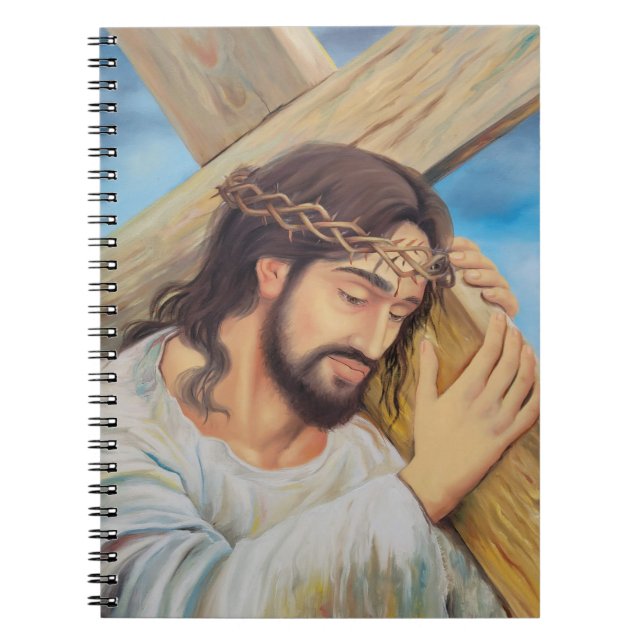 Caderno Espiral Christian Faith Jesus Cristo (Frente)