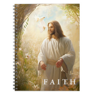 Caderno Espiral Christian Faith Jesus Notebook