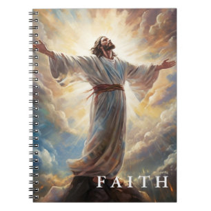 Caderno Espiral Christian Faith Jesus Notebook