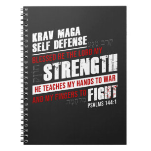 Caderno Espiral Christian Krav Maga Autodefesa