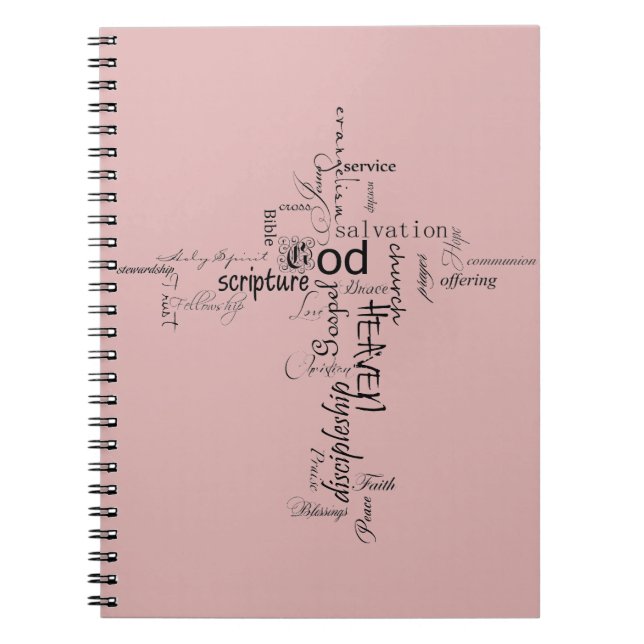 Caderno Espiral Christian words   (Frente)