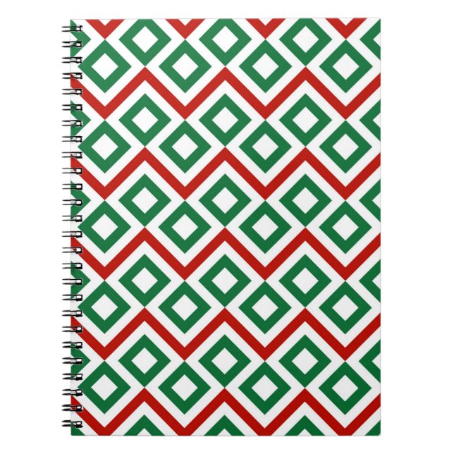 Caderno Espiral Christmas Meander (Frente)