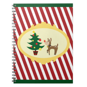 Caderno Espiral Christmas Rudolph