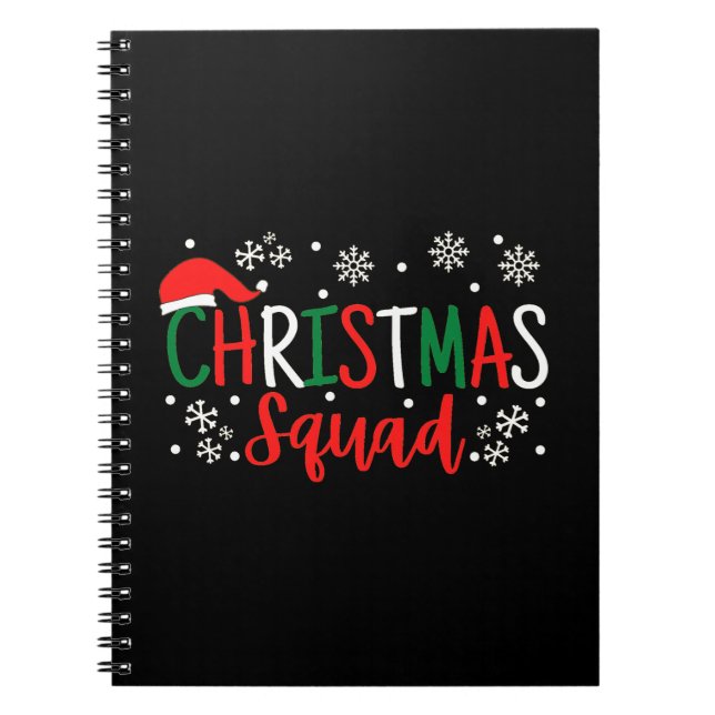 CADERNO ESPIRAL CHRISTMAS SQUAD (Frente)