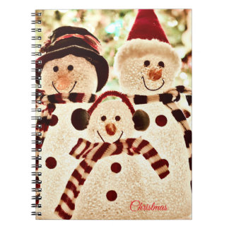 Caderno Espiral Christmas Vibes Snowman Celebration