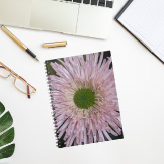 Caderno Espiral Chrysanthemum Bloom Floral Rosa