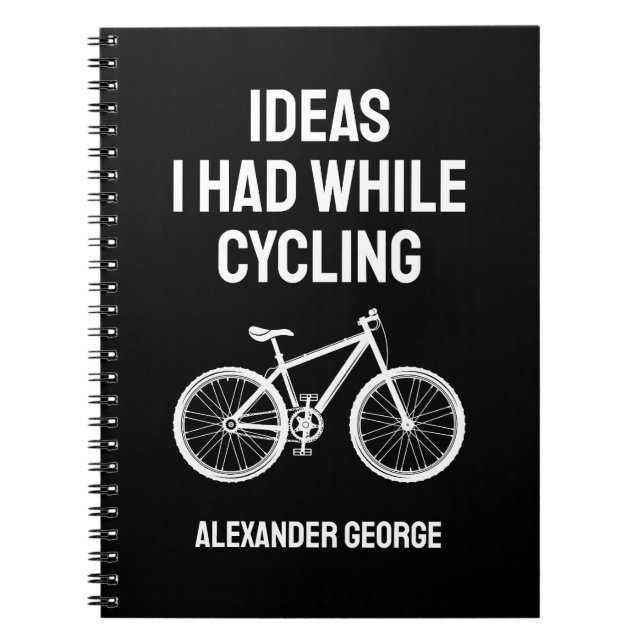 Caderno Espiral Ciclismo Divertido (Frente)