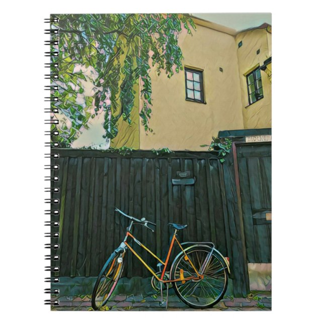 Caderno Espiral Ciclistas dão ideias (Frente)