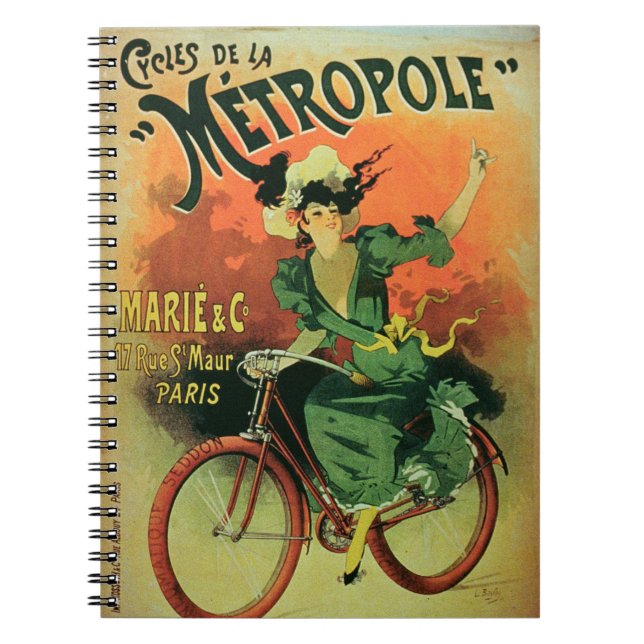 Caderno Espiral "Ciclo de La Metropole", Marie & Co. (lith da cor (Frente)