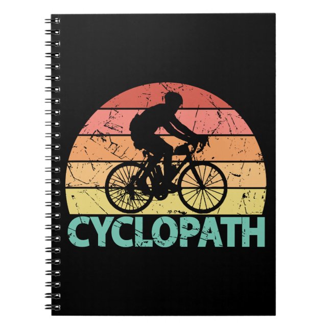 Caderno Espiral Ciclopath Funny Cycling (Frente)