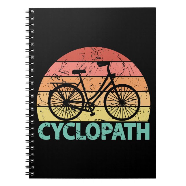 Caderno Espiral Ciclopath Funny Cycling (Frente)