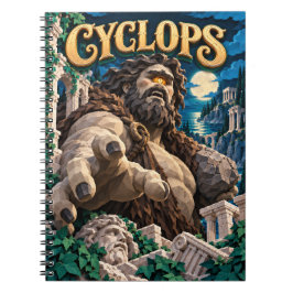 Caderno Espiral Cíclope, Monstro de Corte de Papel