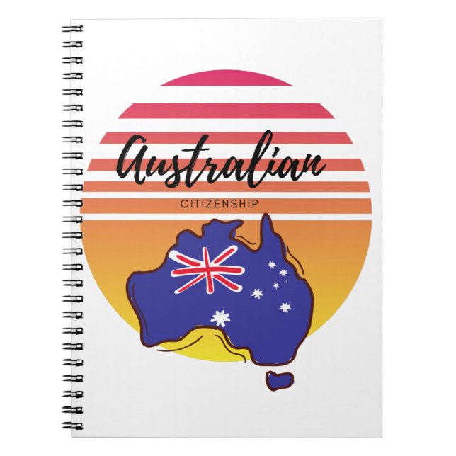 Caderno Espiral Cidadania australiana (Frente)