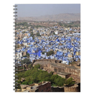 Caderno Espiral Cidade Azul vista do Forte Mehrangarh / Jodhpur,
