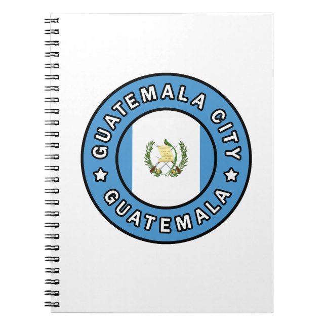 Caderno Espiral Cidade da Guatemala Guatemala (Frente)