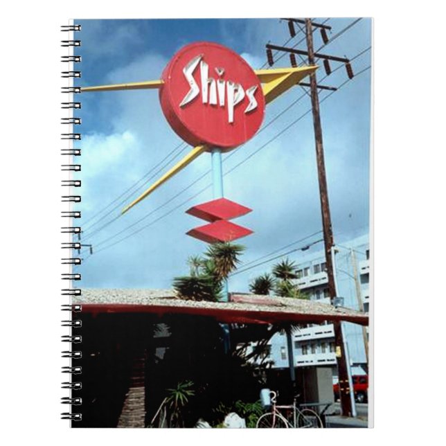 Caderno Espiral Cidade de Culver de Sinal de Navios (Frente)