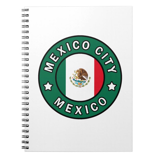 Caderno Espiral Cidade do México México (Frente)
