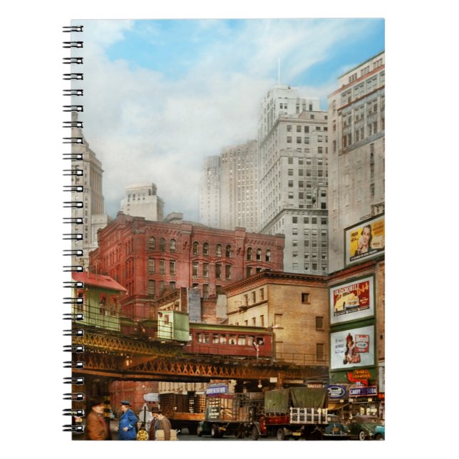 Caderno Espiral Cidade - NY - Bem-vindo à grande cidade 1941 (Frente)