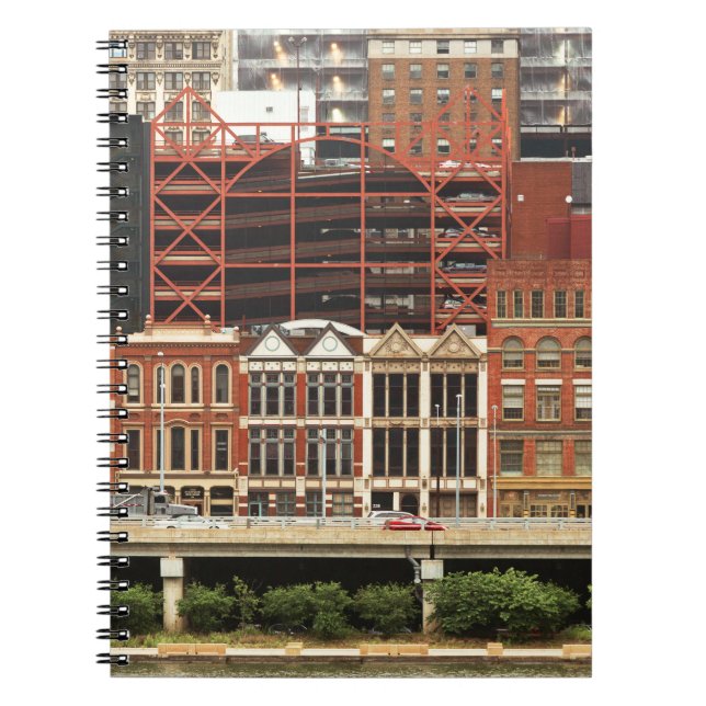 Caderno Espiral Cidade - Pittsburg Pa - Fort Pitt Blvd (Frente)
