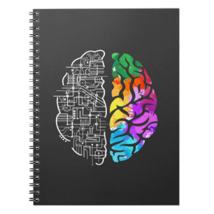 Caderno Espiral Ciência Colorida em Engenharia Cerebral