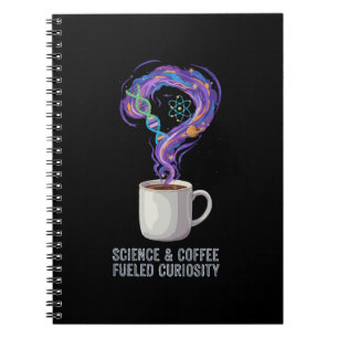 Caderno Espiral Ciência e Café Alimentam a Curiosidade