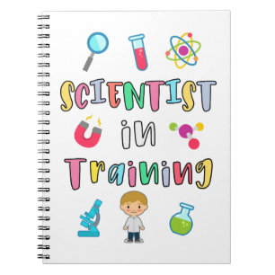 Caderno Espiral Cientista em Treinamento para Jovens Cientistas