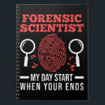 Caderno Espiral Cientistas forenses do Forense Science Investigato<br><div class="desc">Detetive Forense Science Investigator Forensics. Forense Science cita Investigador.</div>