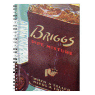Caderno Espiral Cigarro para cachimbos de Brigada
