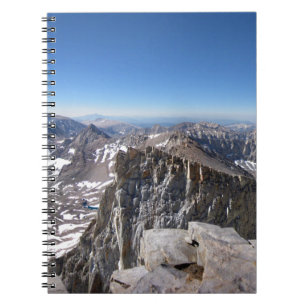 Caderno Espiral Cimeira do Mt Whitney - John Muir Trail - Sierra