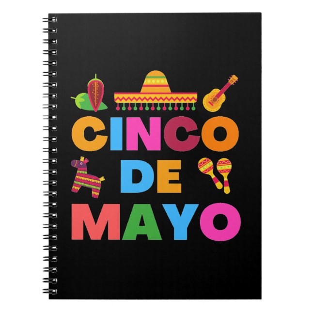 Caderno Espiral Cinco De Mayo (Frente)