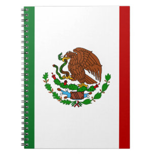 Caderno Espiral Cinco de Mayo Flag of Mexico